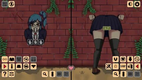 A game where you find two girls stuck in a wall. 