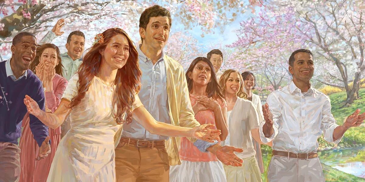Новый мир рассказ. Воскресение мертвых свидетели Иеговы. Картины свидетелей Иеговы. Свидетели Иеговы JW. JW.org Воскресение.