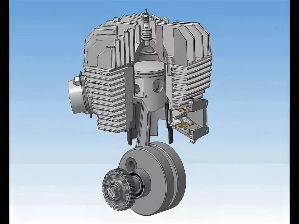 Двигатель д3. Бесшатунный механизм ИЖ ПС 400. 3d модель двигателя ИЖ Юпитер 5. 3d модели двигателя ИЖ Юпитер. 3 Д модель двигателя ИЖ Планета.