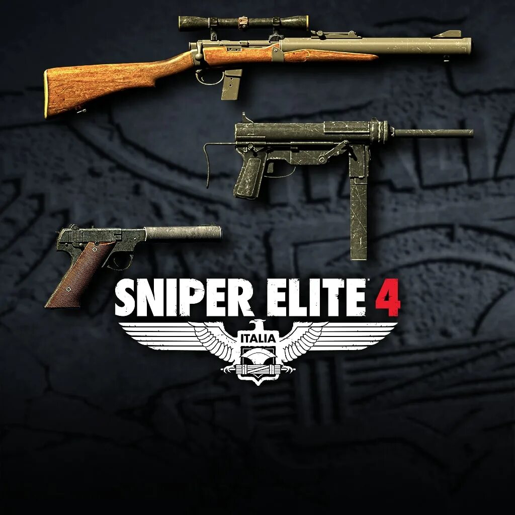 Камуфляжи в снайпер элит 4. Delisle carbine sniper elite 4. Sniper elite 4 оружие. Снайпер элит 4 оружие. Sniper elite 4 оружие камуфляж.