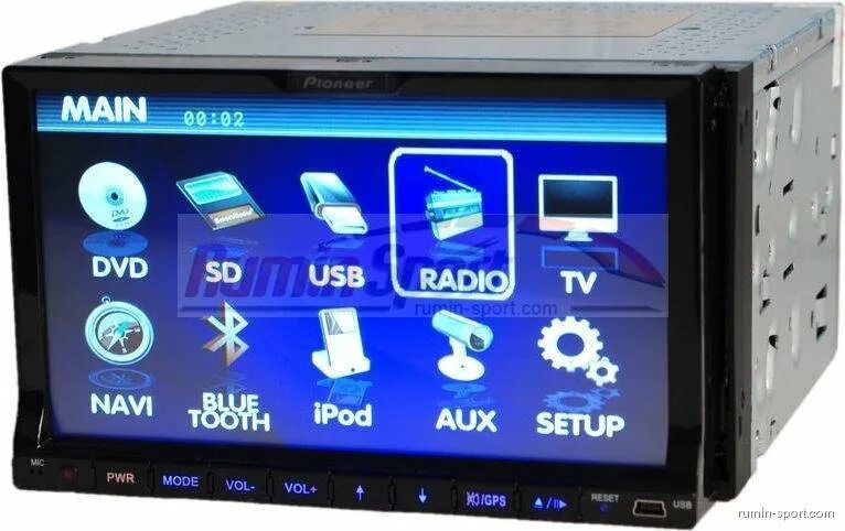 Купить магнитолу пионер 2. Автомагнитола 2 din Pioneer da-971 GPS. Магнитола 2 din Pioneer с Bluetooth. Автомагнитола Pioneer da 972 GPS 2 din.