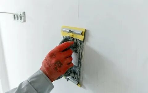 Шлифовка шпатлевки стен