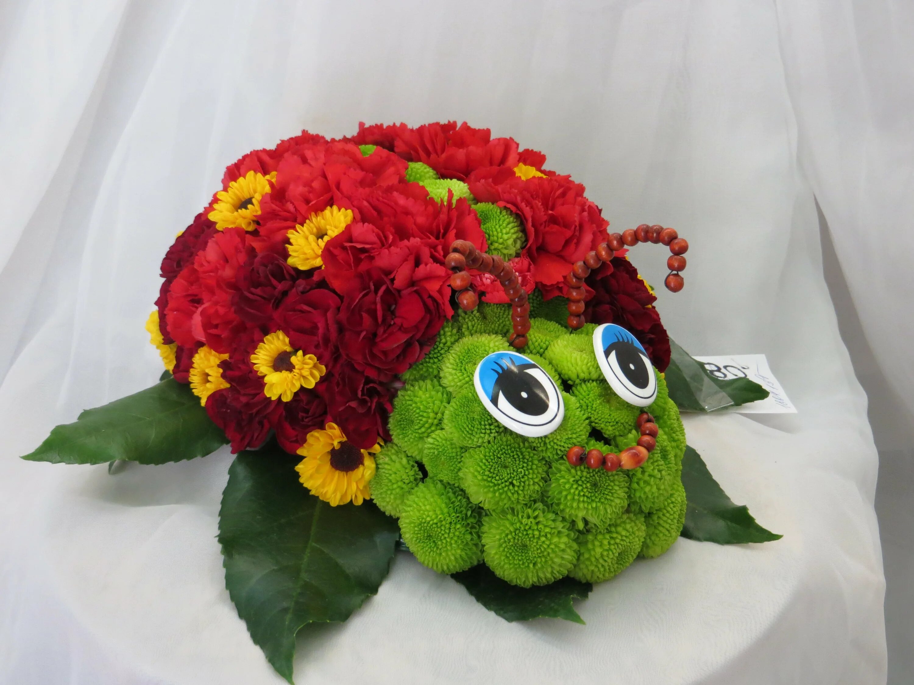 Животные из цветов. Зверюшки из цветов. Как сделать поделку из цветов. Игрушки из цветов. Как сделать поделку из цветов.