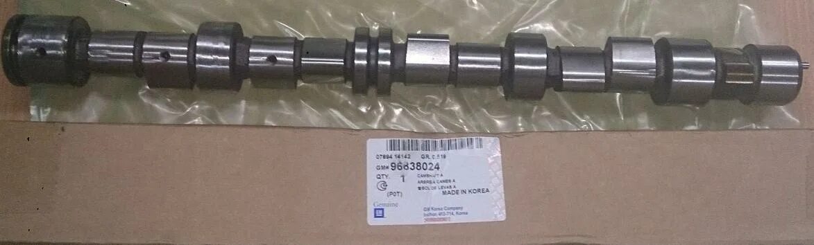 Распредвал Daewoo Nexia N150 1,5 SOHC, Chevrolet Lanos, Zaz Chance 1,5 GM