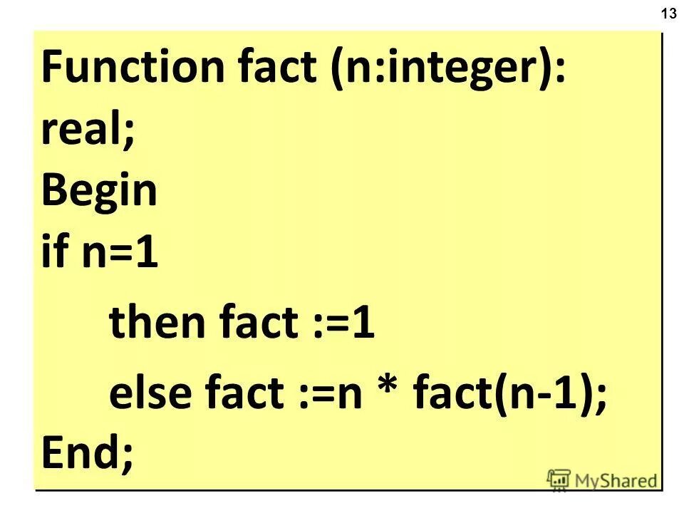 If n 1 then. If n 1 then