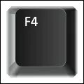 Клавиша ф4. F4 кнопка. Кнопка Альт ф4. Кнопки f1 f2 f4.