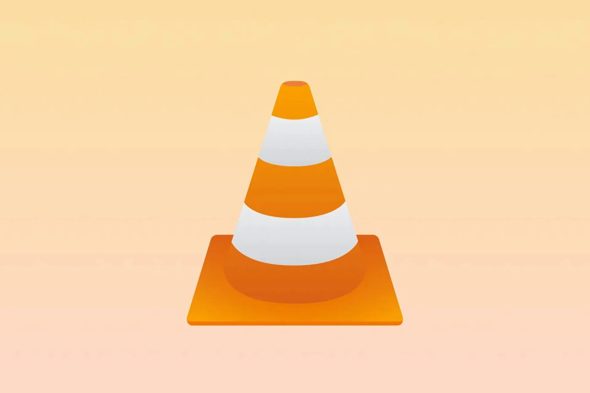 Иконка VLC. 3. Медиаплеер: VLC. Плеер оранжевый конус. Конус рисунок.