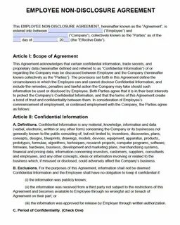 Agreement relating to the