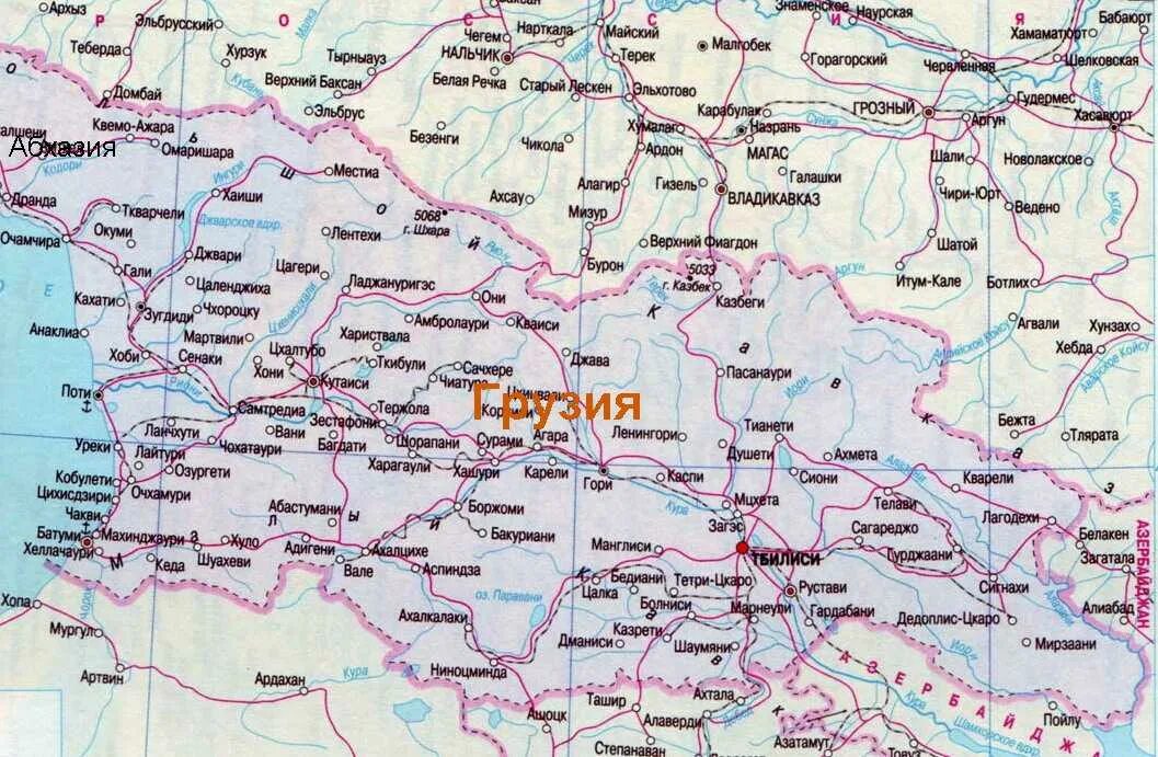 Где находится грузия. Карта Грузии подробная с городами и поселками на русском языке. Карта Грузии подробная с городами и поселками. Карта Грузии на русском языке с городами подробная 2022. Карта дорог Грузии.