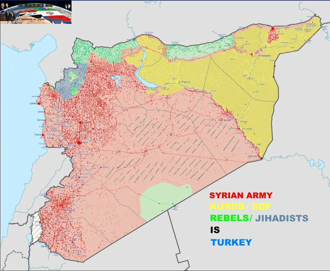 Карта Сирии с зонами контроля. Карта территории Сирии 2023. Карта контроля Сирии 2018. Территория Сирии на карте. Иг на карте