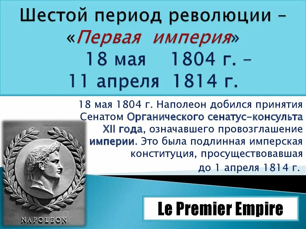 Сколько получила франция. 1804-1814 Событие. Первая Империя во Франции 1804-1814 гг. 1804 1814 Год событие. 6 Апреля 1814.