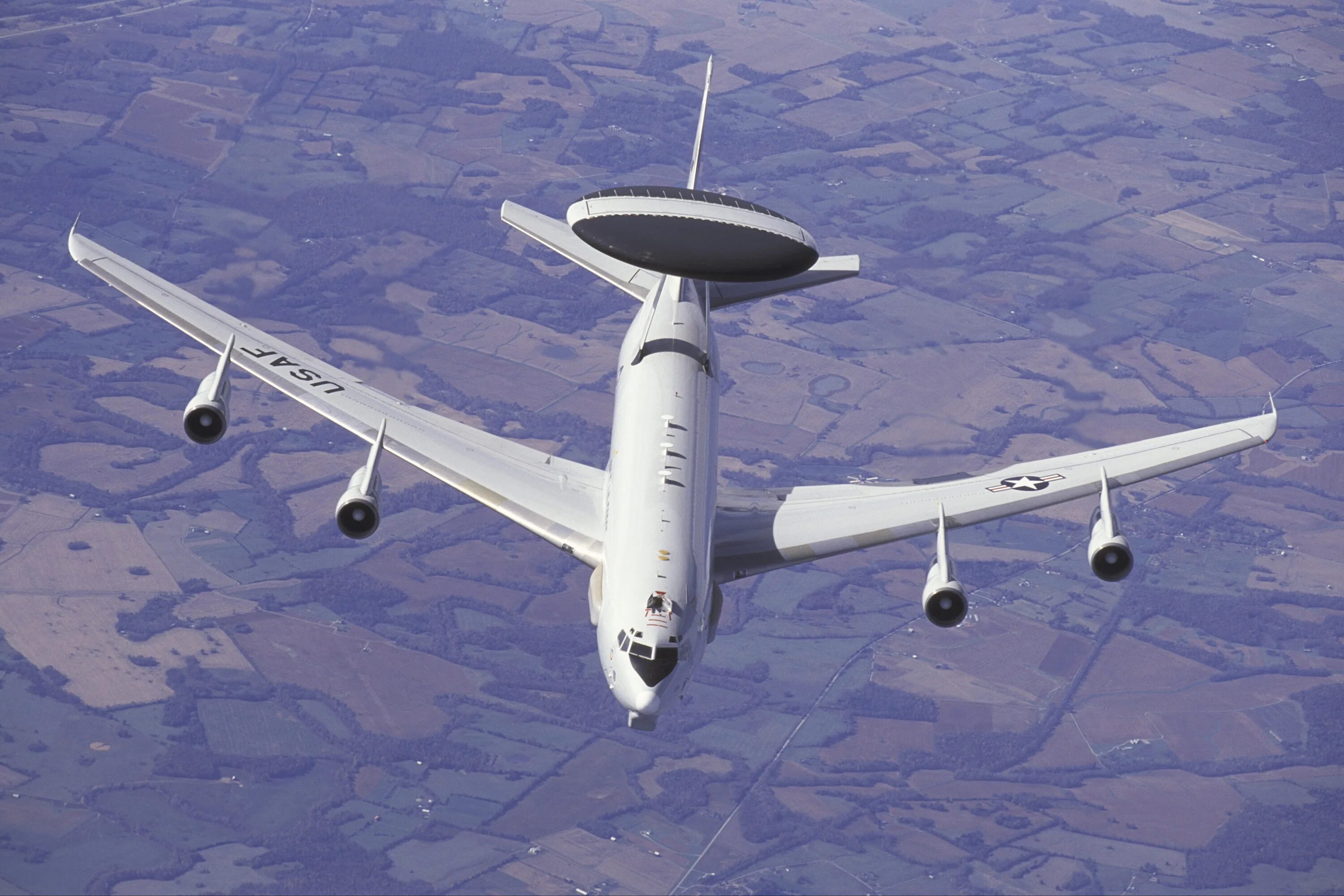 Е 3 самолет. Boeing e-3 Sentry. E-3 Sentry AWACS. Самолет AWACS E-3a Sentry. Самолёт ДРЛО Е-3а АВАКС.