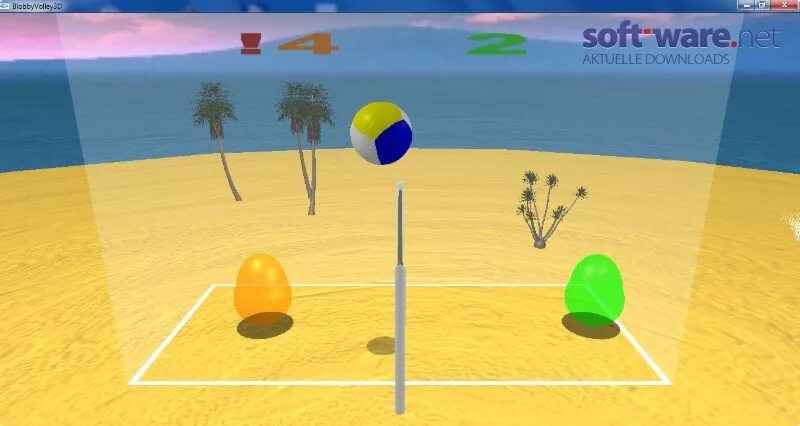 Сделайте желтую игру. Волейбол компьютерная игра Blobby Volleyball. Игра волейбол желе. Игра Volleyball желе. Волейбол игра на двоих Blobby Volley.