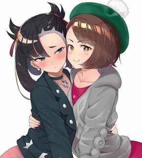 Marnie X Gloria is such a cute ship Sexy Pokemon, Pokemon Waifu, Pokemon Co...