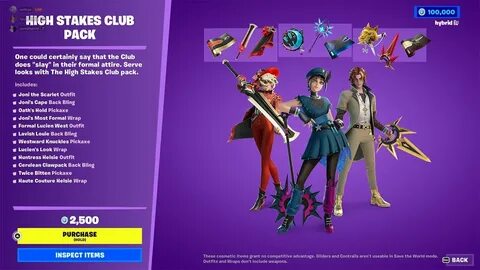 High stakes club