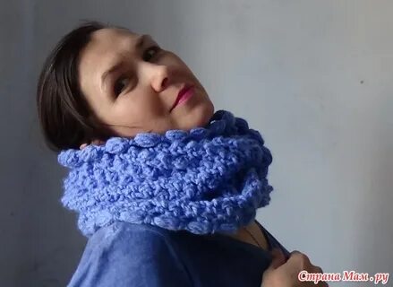 Видео вязанных снудов