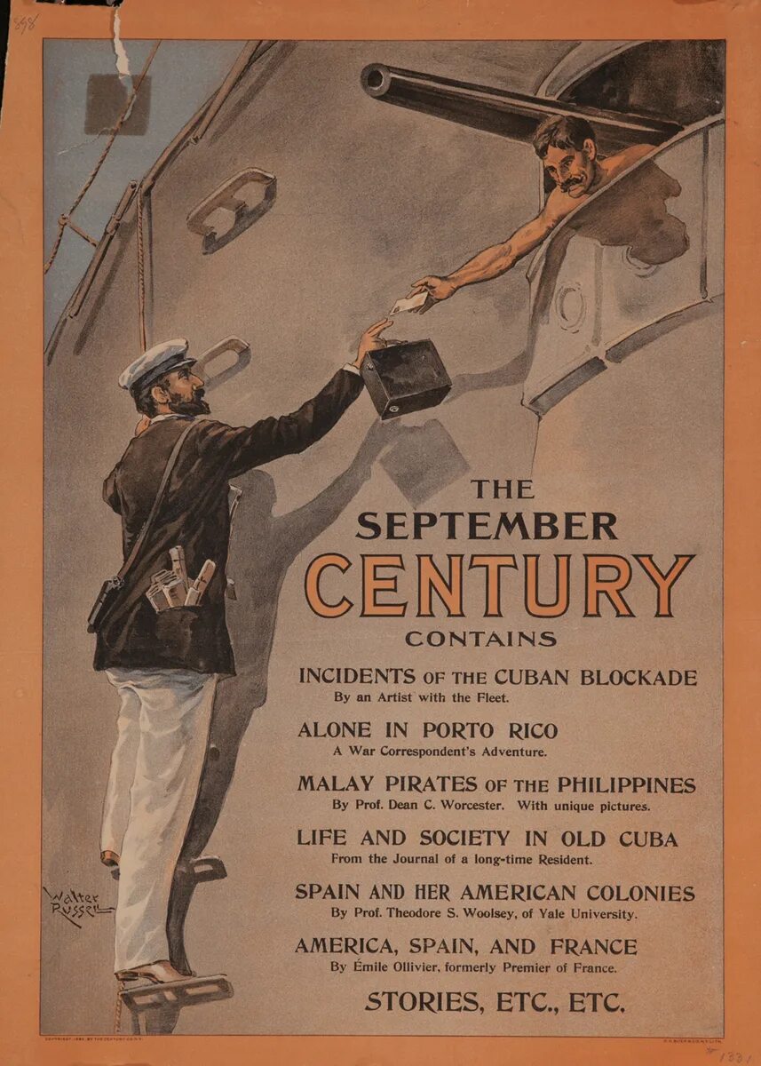 Журнал Century. Плакат США 1898. Плакаты из журналов. Журнал "the Century Magazine".