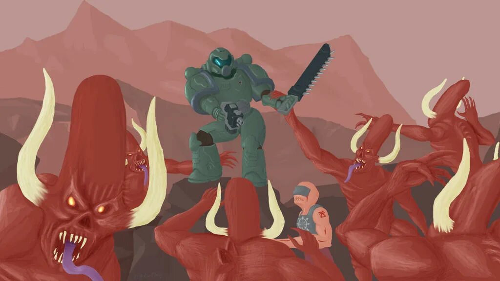Doom фанфики. Doom slayer warhammer 40000. вархаммер 40000 doom. doom and warhammer 40k crossover. warhammer 40000 doom crossover.