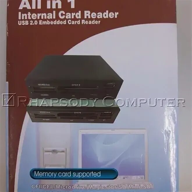 Internal reader. Card reader internal. rhapsody computer.