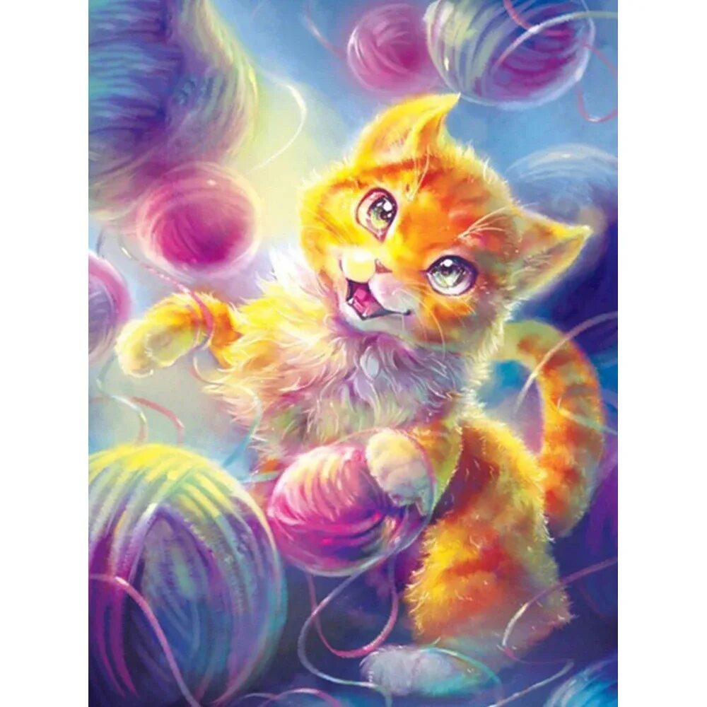 Радужный кот. Радужные котята. Волшебные кошки. Магические котята. Сказочные кошечки