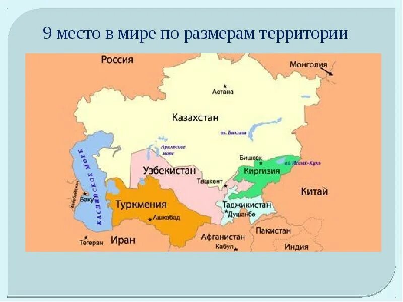 Территория казахстана кв км. Территория Казахстана. Казахстан по территории в мире. Казахстан размер территории. Презентация Казахстан территория.