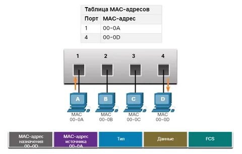 Коммутатор адрес