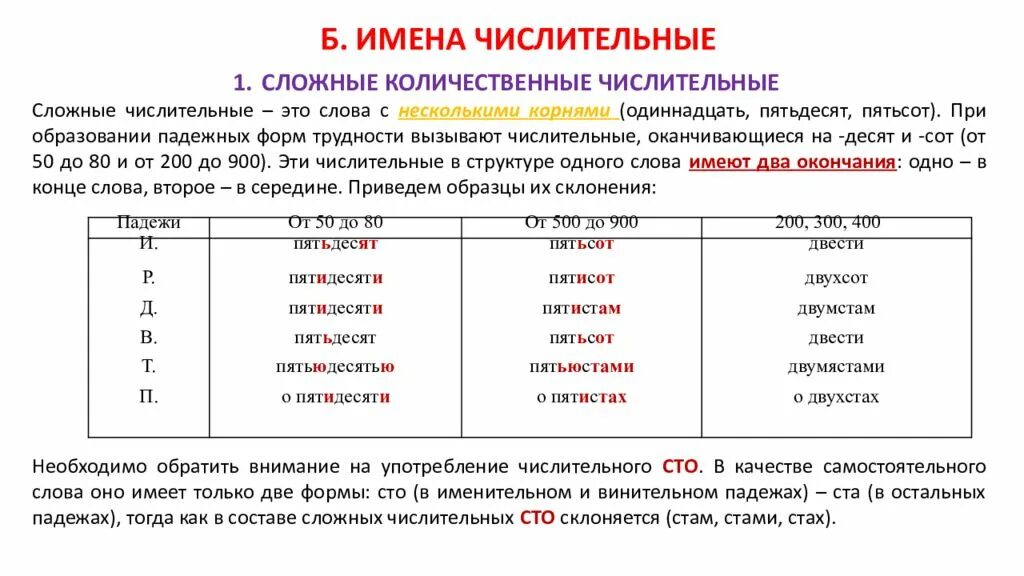 Двенадцать разряд и состав числительного. Числительные. Склонение числительных. Употребление числительных. Употребление сложных числительных в речи.