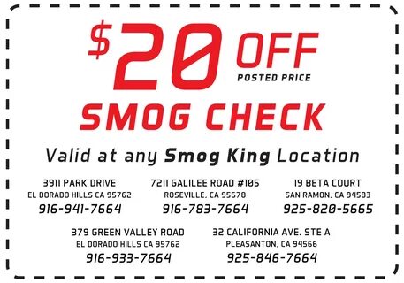 Car Smog Coupon