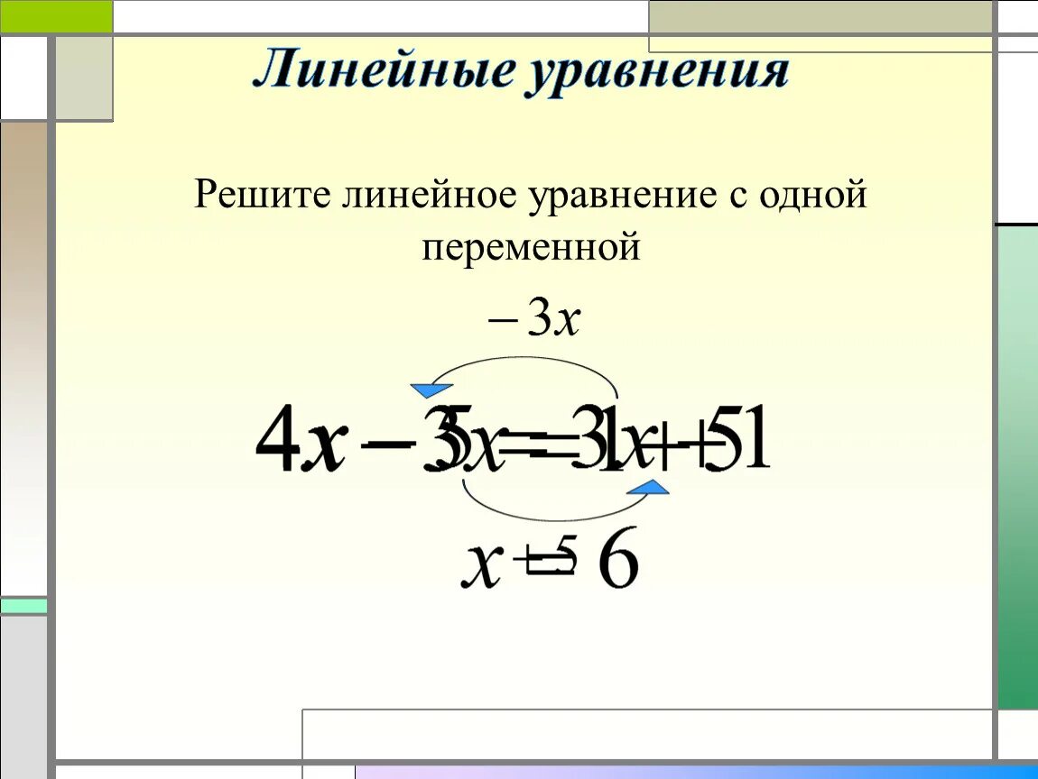 Решение линейных уравнений с одной переменной. Как решать линейные уравнения с одной переменной. Линейное уравнение с одной переменной. Как решать линейные уравнения с 1 переменной. Линейные уравнения 11 класс