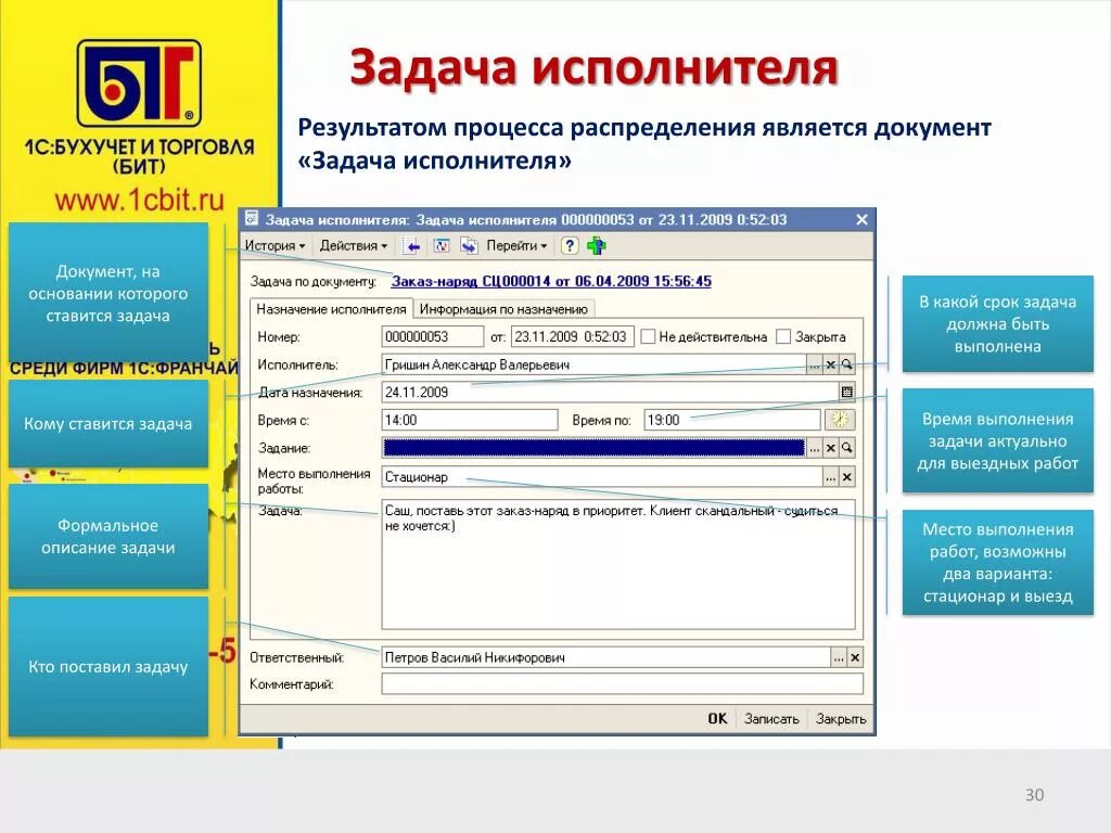 Несколько исполнителей документа. Исполнитель по документу это. 1с управление сервисной службой атл. Задание документ. 1с задачи по исполнителю.