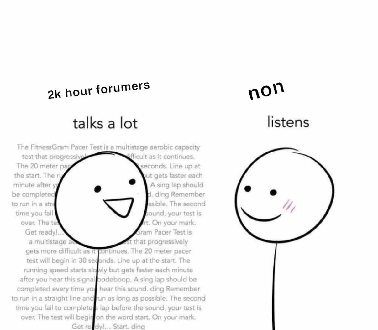 Do most of talking