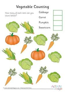 1 she vegetables 2 years