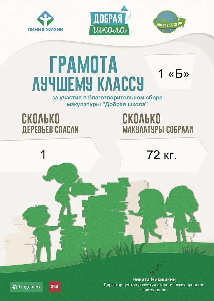 Шаблон макулатура