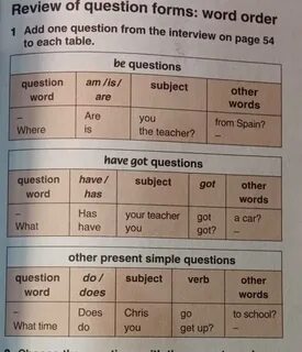 One question