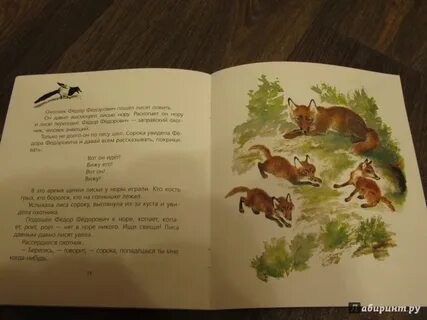 Пересказ рассказа лисята