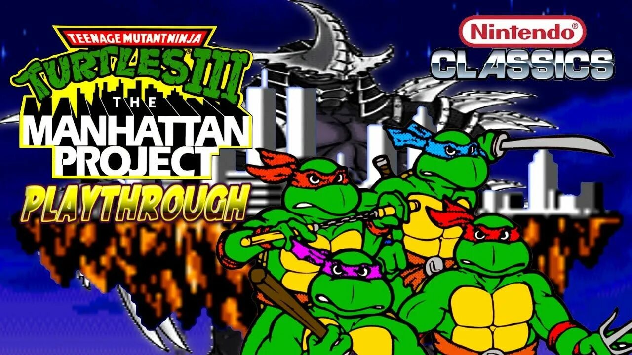 TMNT 3 the Manhattan Project NES. TMNT Manhattan Project NES. TMNT 3 Manhattan Project. Teenage Mutant Ninja Turtles III: the Manhattan Project. Tmnt 3 nes