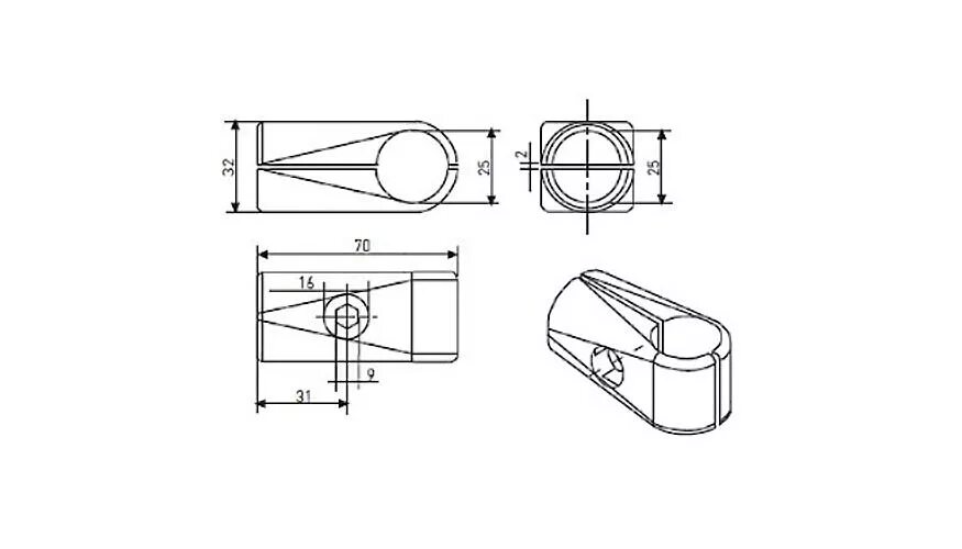 соединитель двух труб т-образно усиленный d25 мм, цвет хром. система joker соединитель r42. трубы система joker 25. конечный 42. конечный 42.
