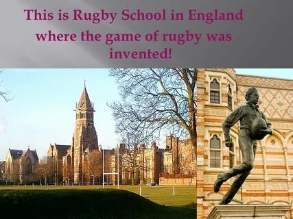 Rugby school in england