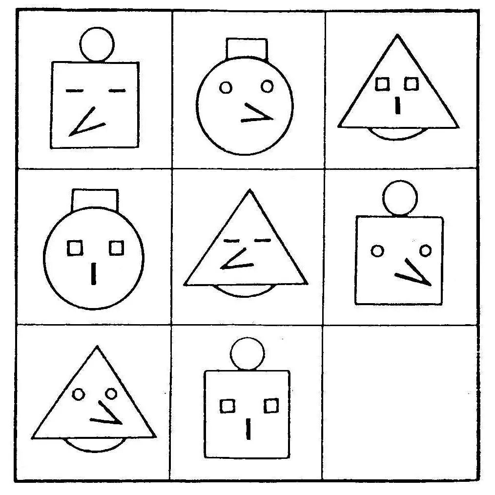 Находим фигуры 1 класс. Логический квадрат для дошкольников. Закономерности для дошкольников. Задание логический квадрат. Закономерности задания для дошкольников.
