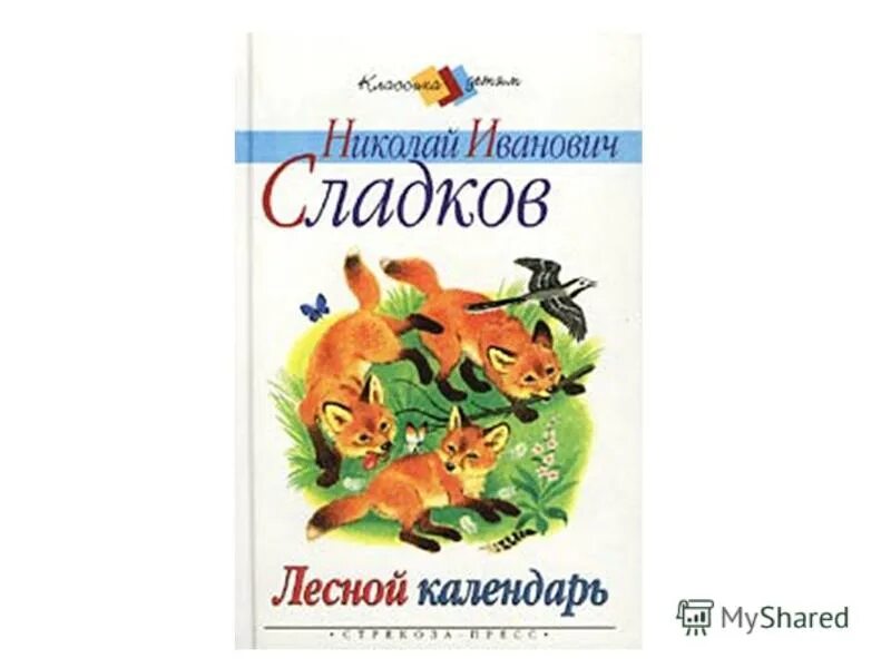 Рассказы сладкова 1 класс. Лесной календарь книга Сладков.