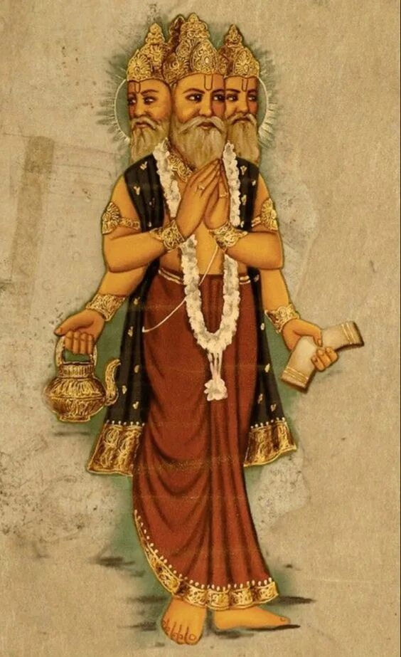 Бог Брахма в Индии. Бог Брахман в древней Индии. Шри Брахман.