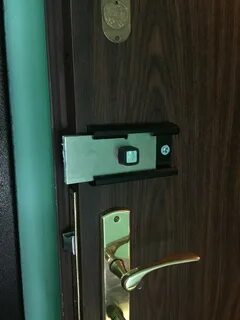 Установка замков дверь нового