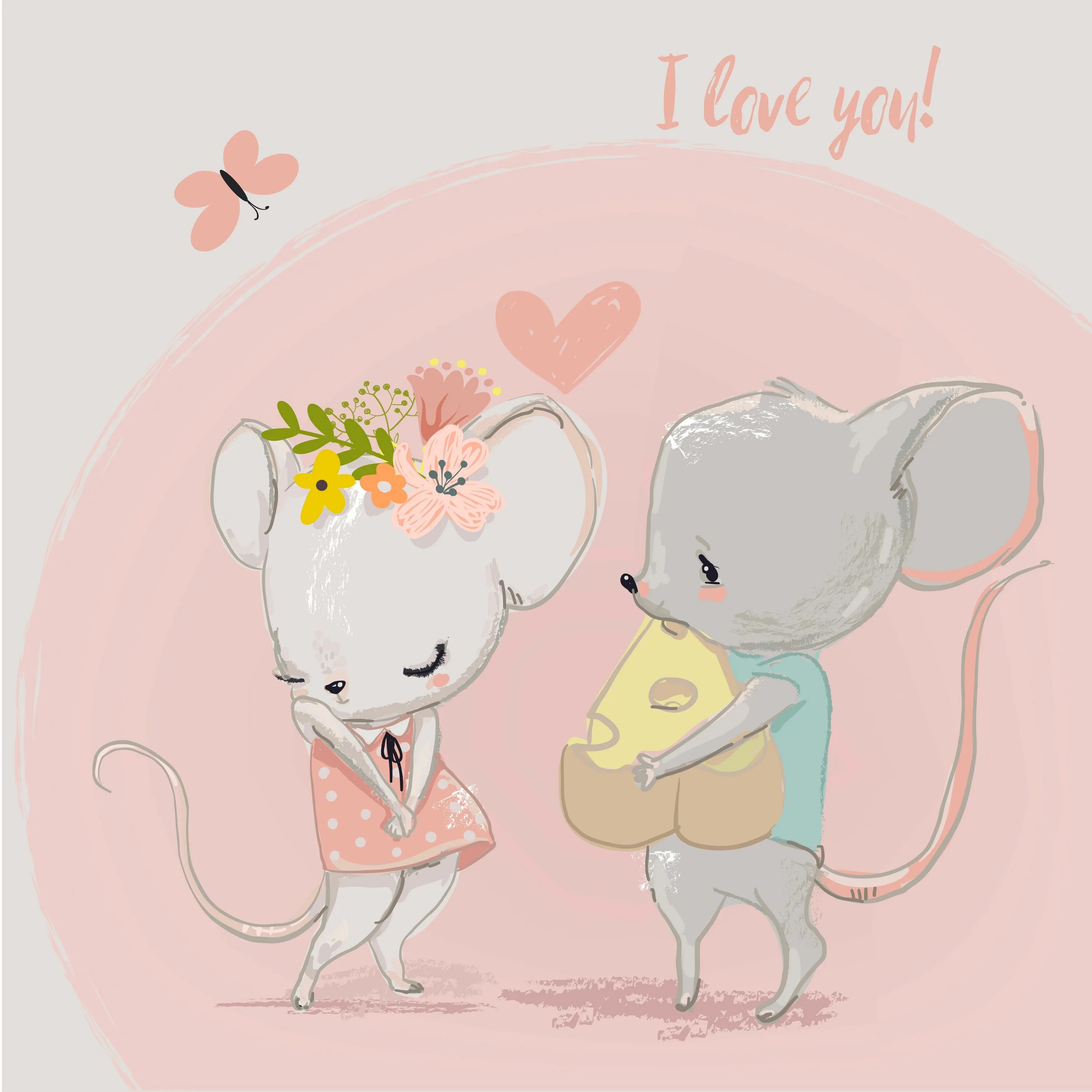 Мыши пара. Влюбленные мышки. Милые мышки рисунки. Влюбленный мышонок. Милый мышонок.