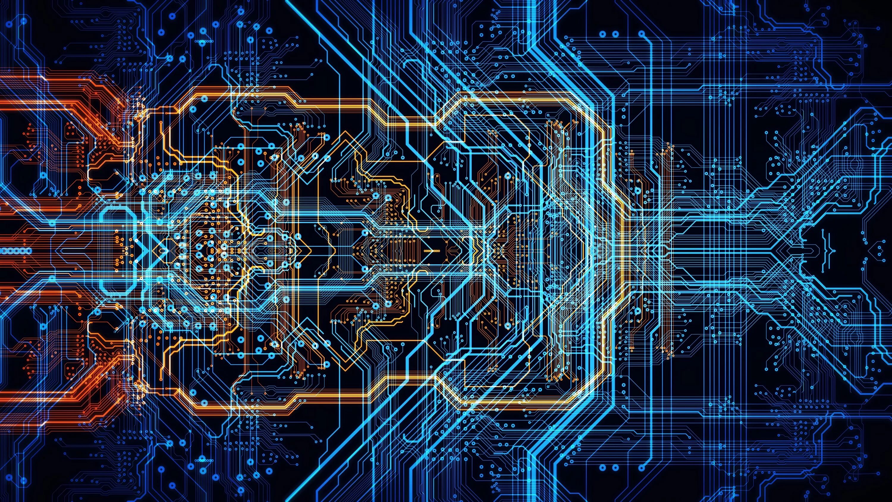 Techno живые обои. Технологичный фон. Абстракция. Микросхема абстракция. Компьютерная микросхема.