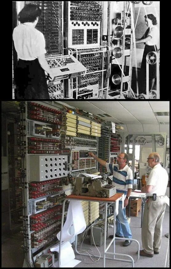 Mark computers. Colossus и Mark-1. Компьютер IBM 1958.