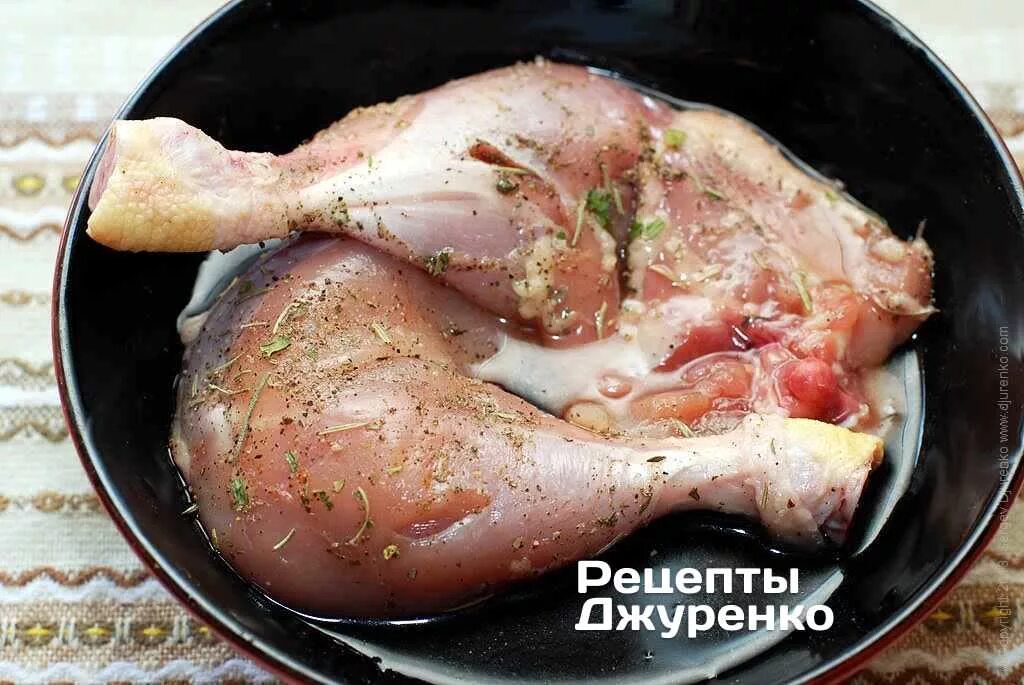 Жарить окорочок время
