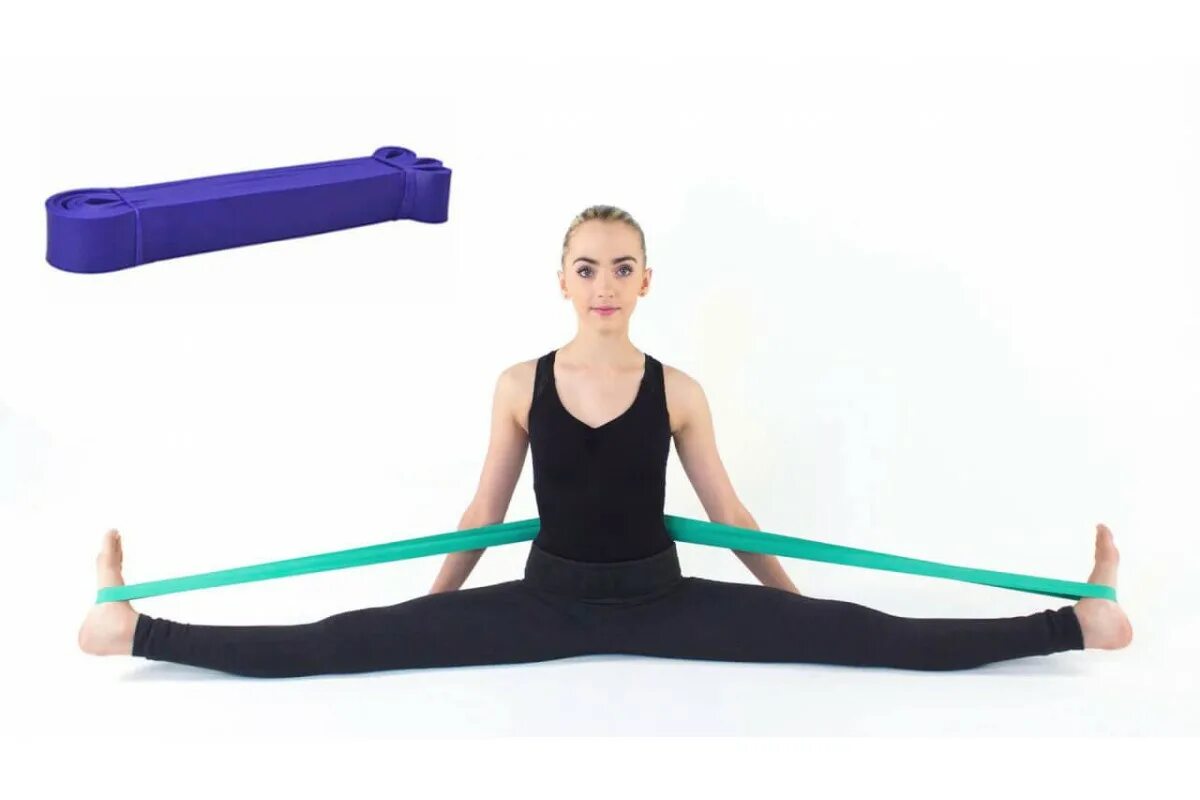 гимнастическая лента для растяжки.
