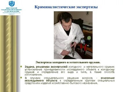 Экспертиза холодного