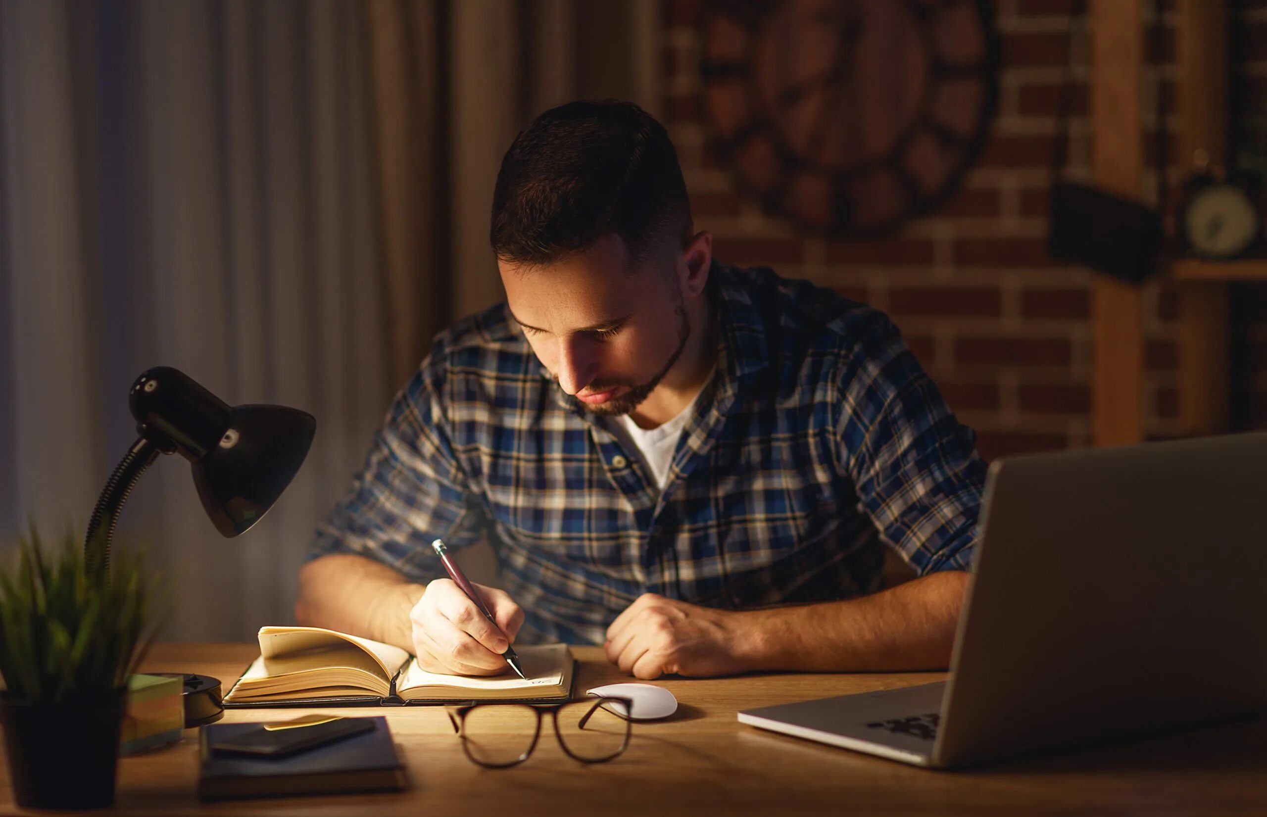 Studying Alone. Studying at Night. Students studying at Night. Working on a Computer at Night. Night student