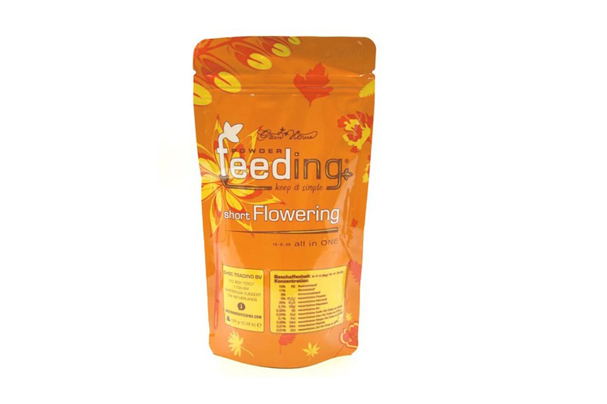 Удобрения Powder feeding short flowering 125 г. Удобрение Powder feeding short flowering 500 г. Удобрение Powder feeding long flowering 125 г. Green House short flowering. Feeding short